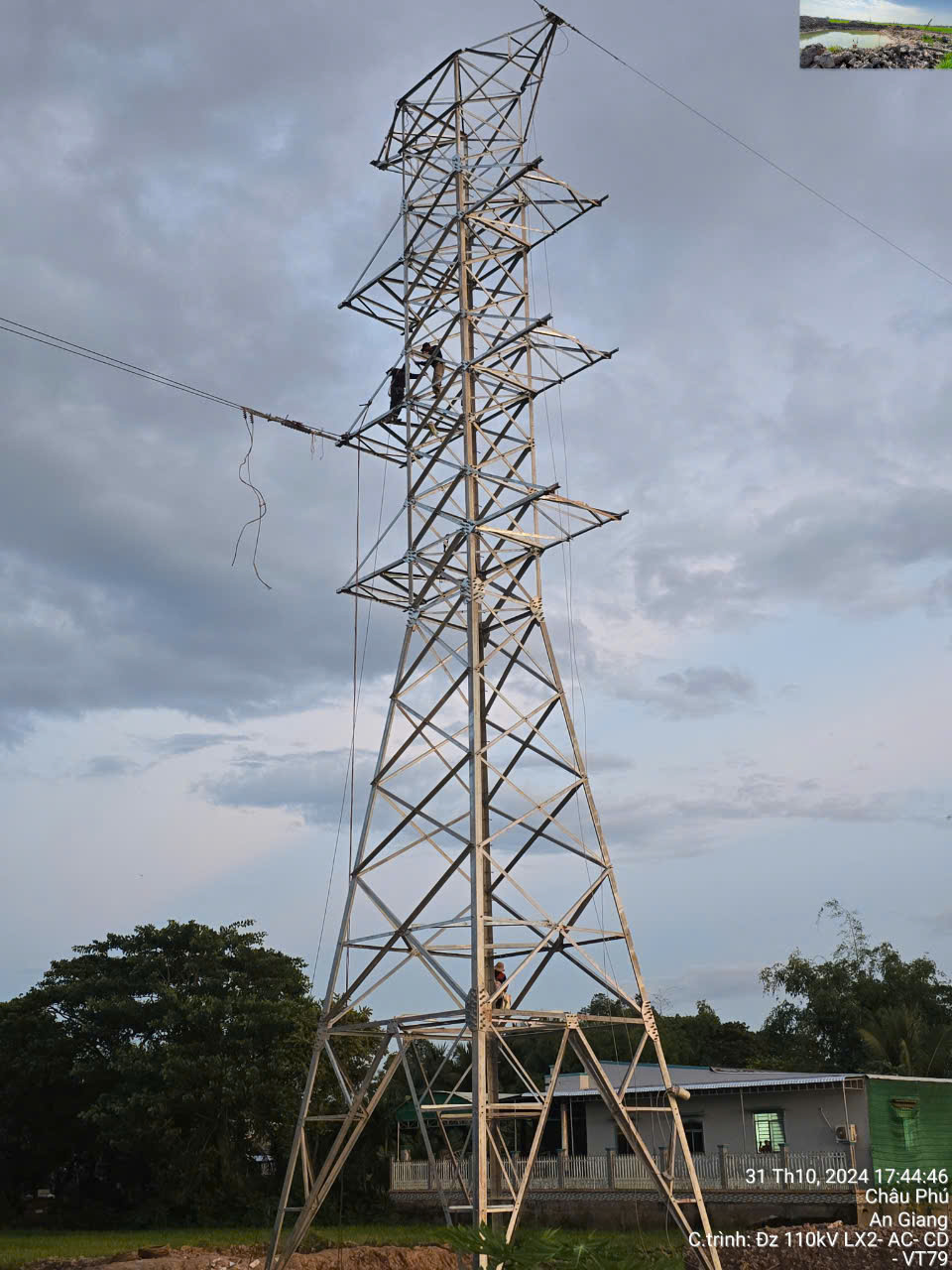 Cung cấp, xây dựng và lắp đặt VTTB  công trình Đường dây 110kV Long Xuyên 2-An Châu-Cái Dầu  (bao gồm thí nghiệm đo thông số đường dây) Công trình: Đường dây 110kV Long Xuyên 2 – An Châu – Cái Dầu Dự án AFD